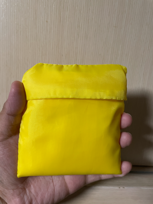 黃色防水可摺環保袋