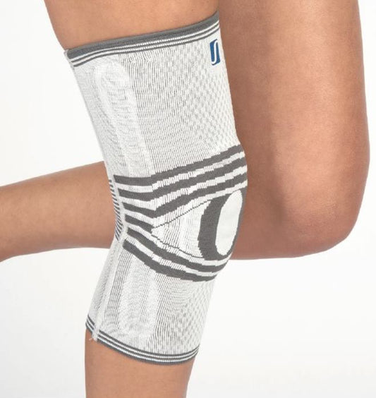 德國Streifeneder GenuMax.luxus 護膝 （內藏矽膠護墊及軟膠承托）(傷膝青年／中年／老年都適用）